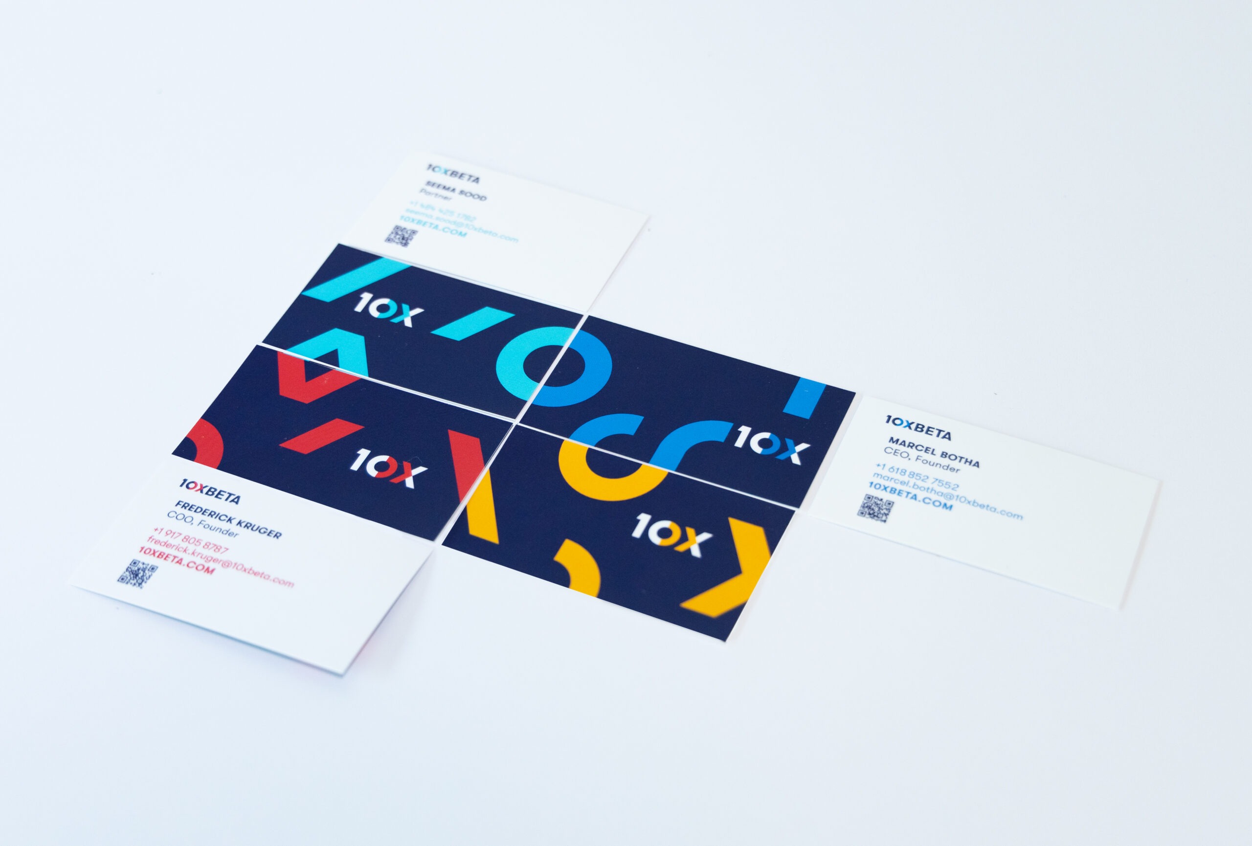 Business Cards 10XBeta branding