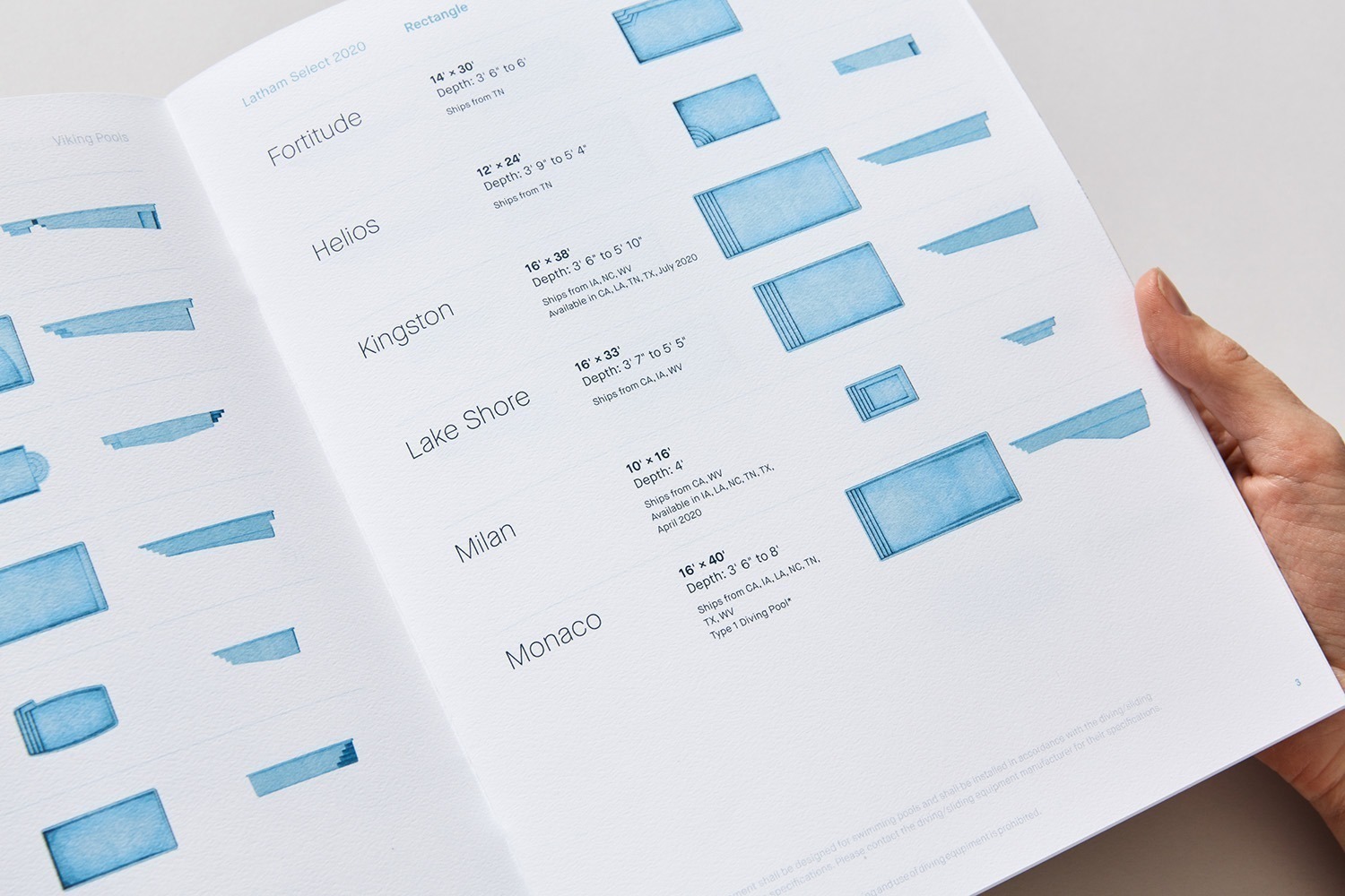 Latham catalogue design.