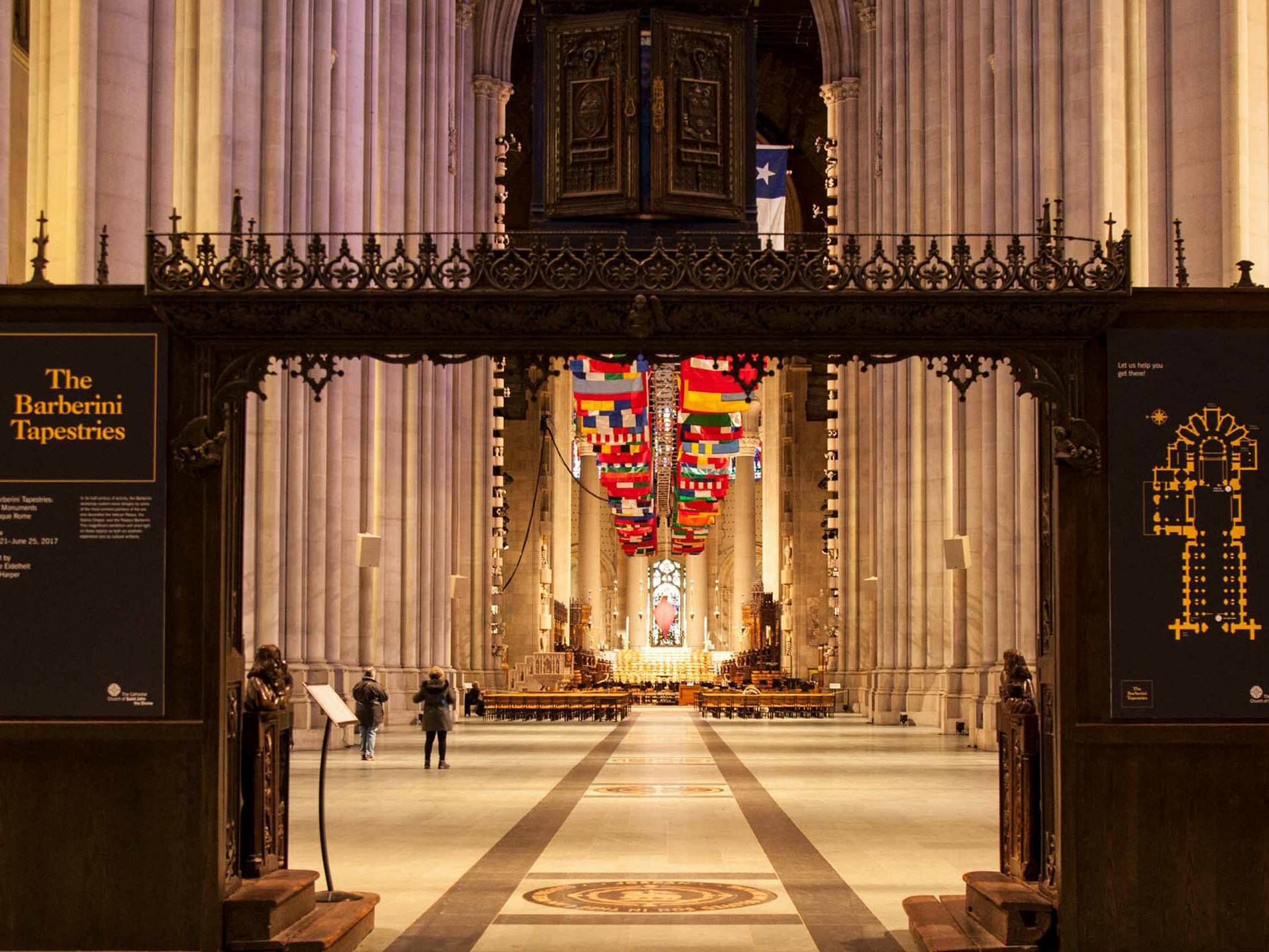 Exhibition Design Saint John the Divine.