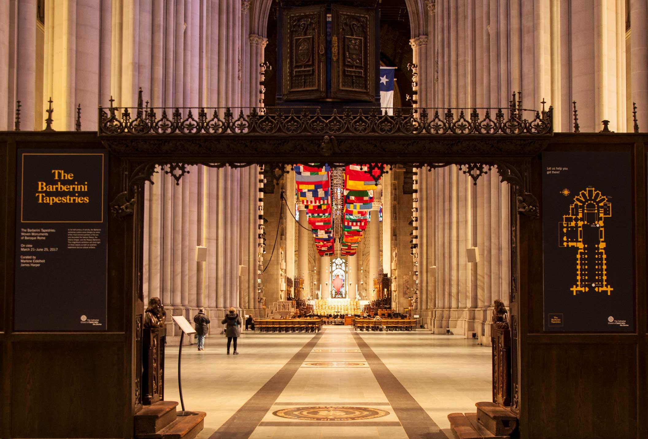 Exhibition Design Saint John the Divine.