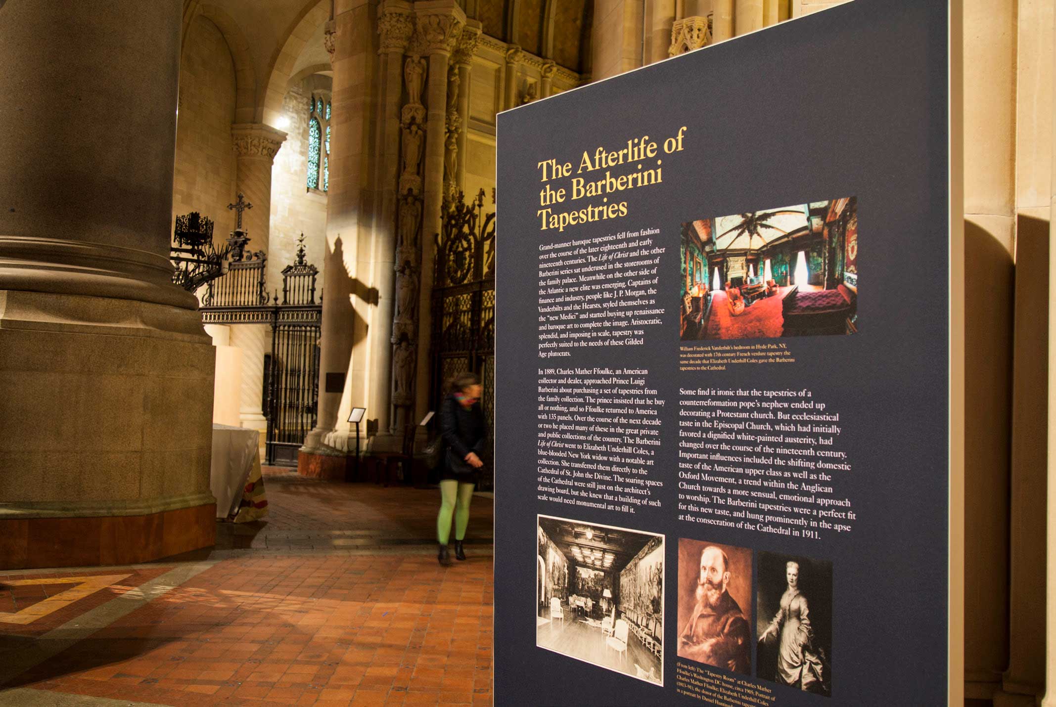 Exhibition Design Saint John the Divine.